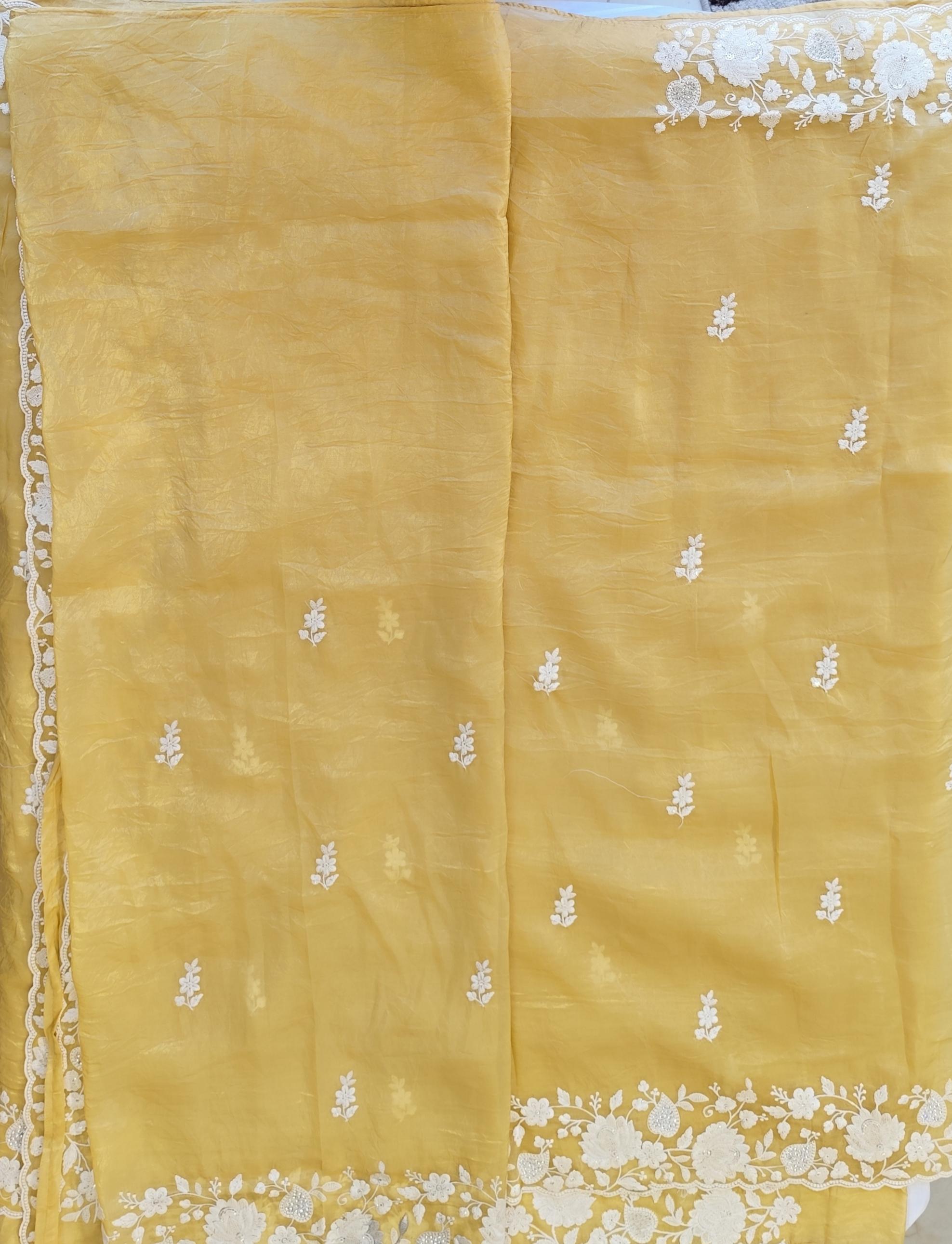 Organza saree