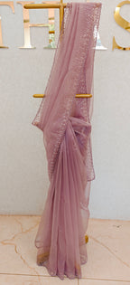 GLASS ORGANZA SAREE