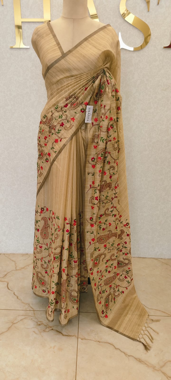 Semi tessar saree