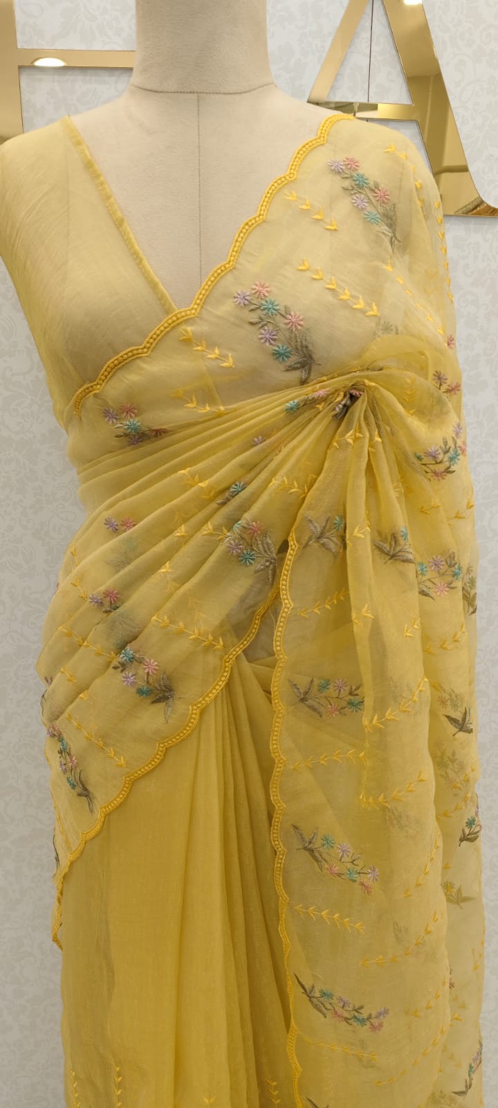 Organza saree