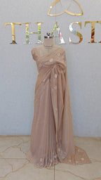 FLOWY TISSUE ORGANZA SAREE