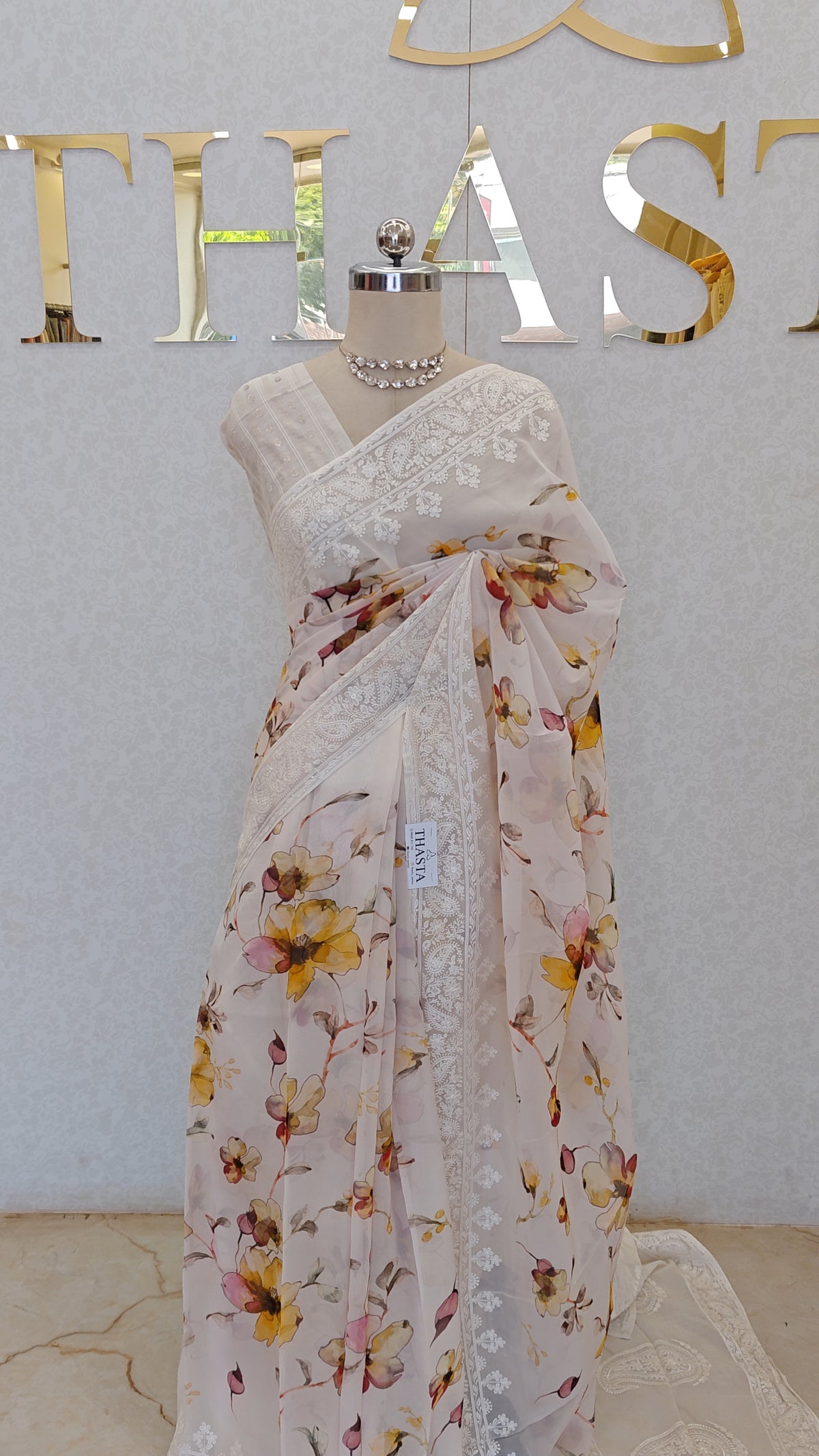 PURE ORGANZA SAREE