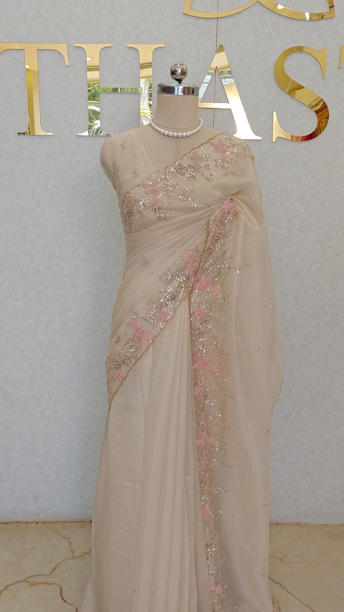 CRUSH ORGANZA SAREE
