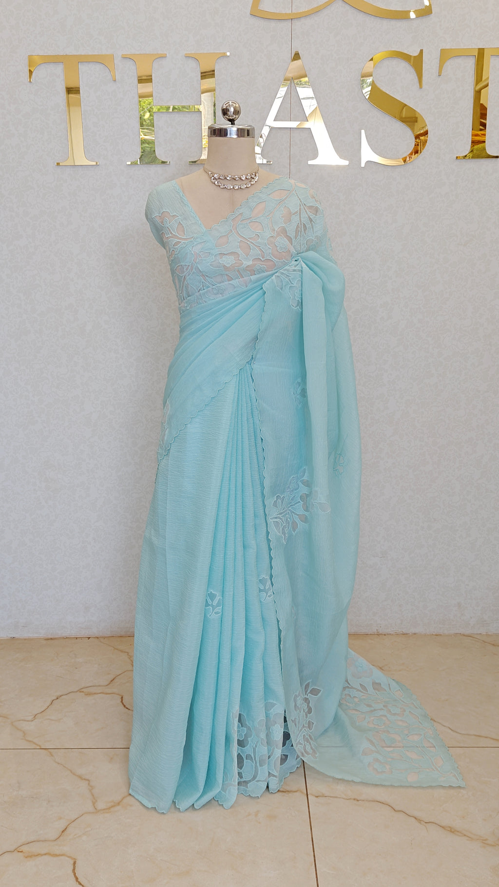 CRUSH ORGANZA SAREE