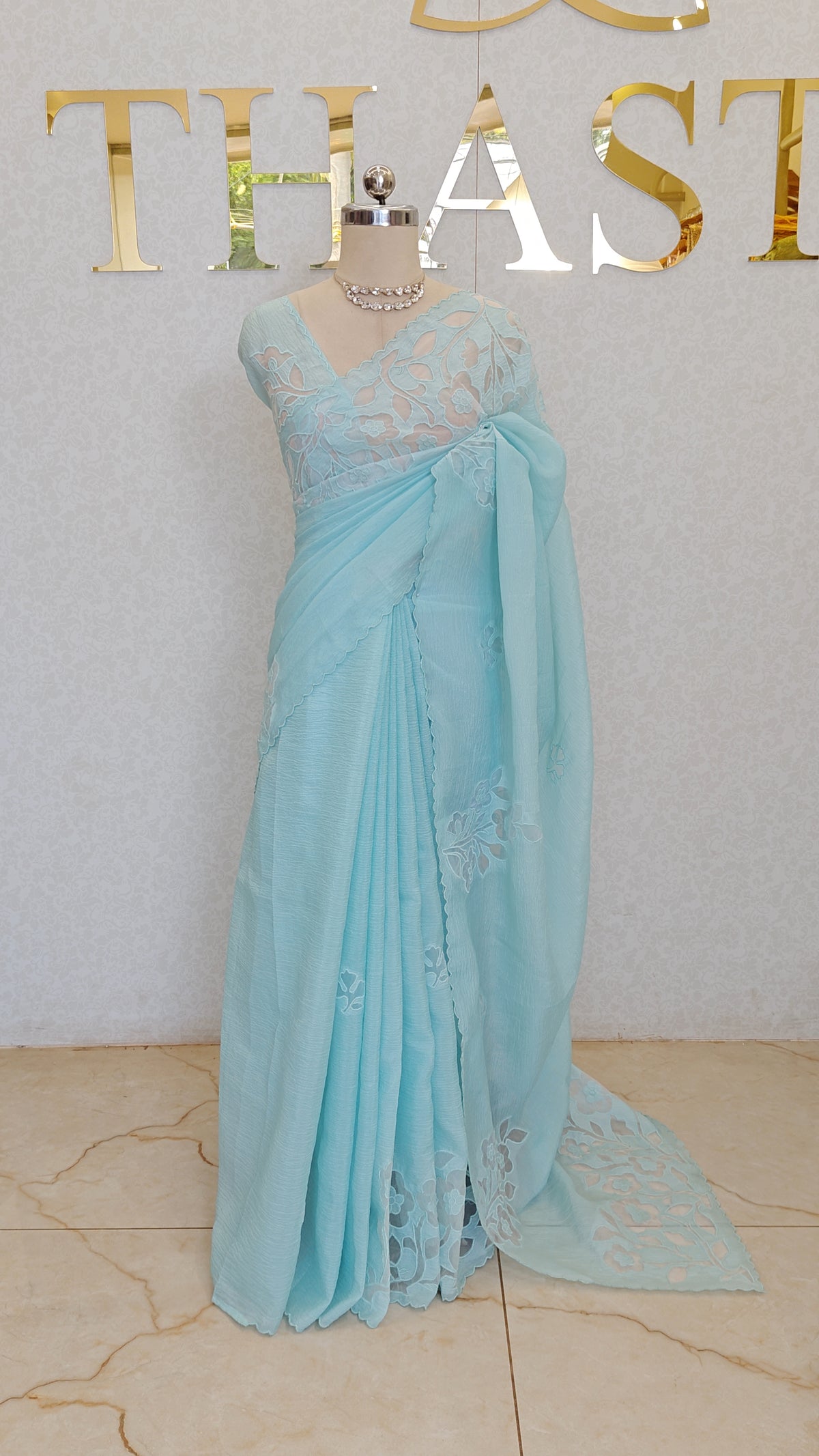CRUSH ORGANZA SAREE