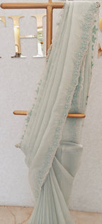 CRUSH ORGANZA SAREE