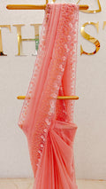 PURE ORGANZA SAREE