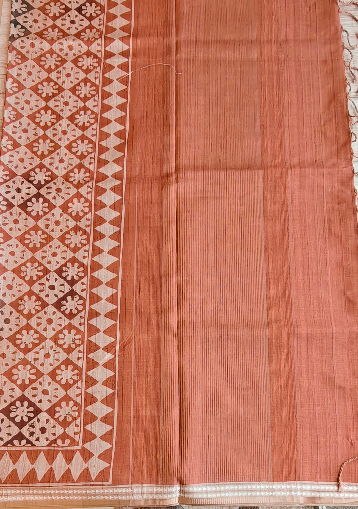 Semi tussar saree