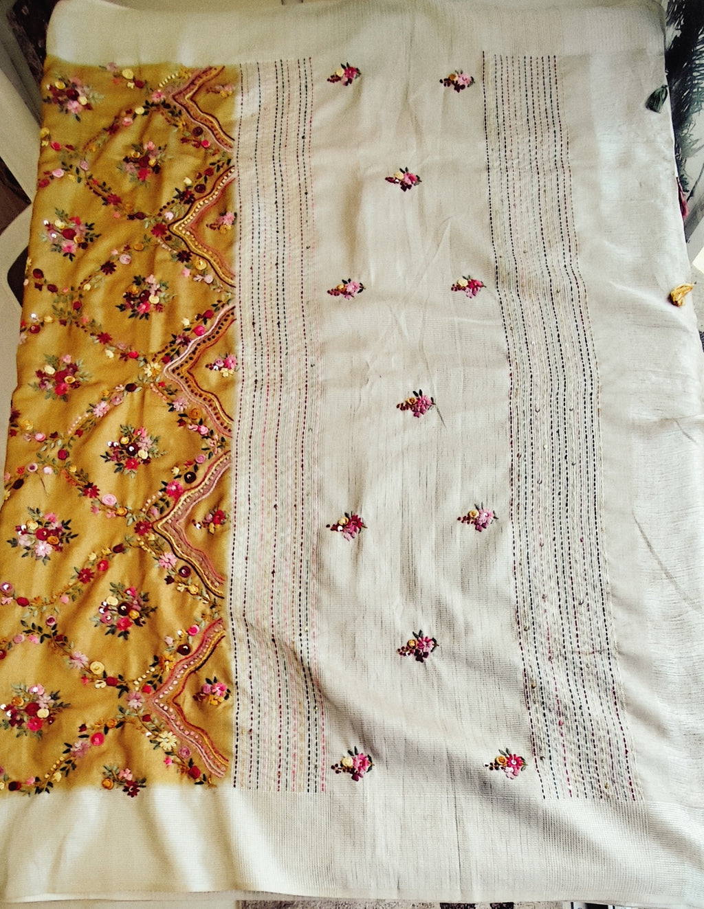 Tussar saree