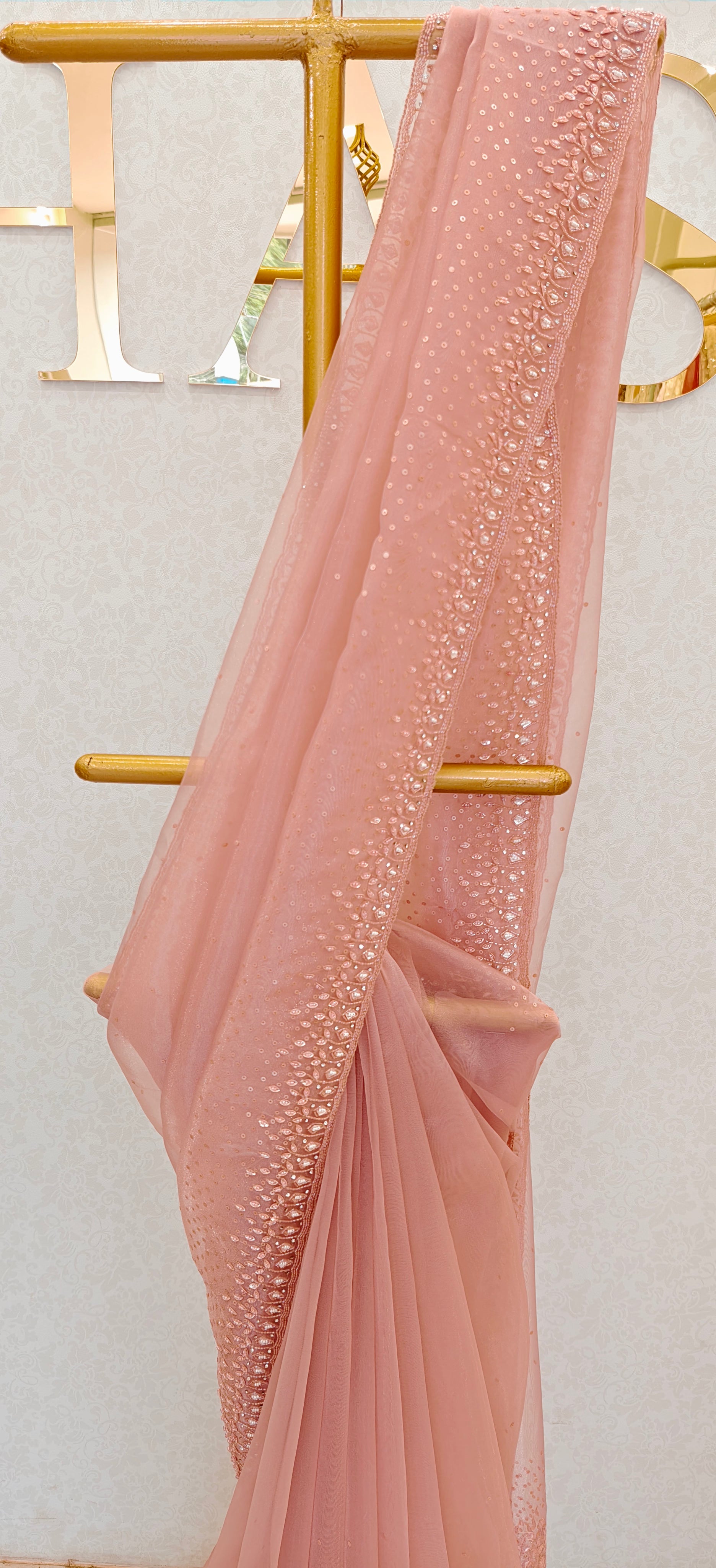 GLASS ORGANZA SAREE