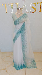 PURE ORGANZA SAREE