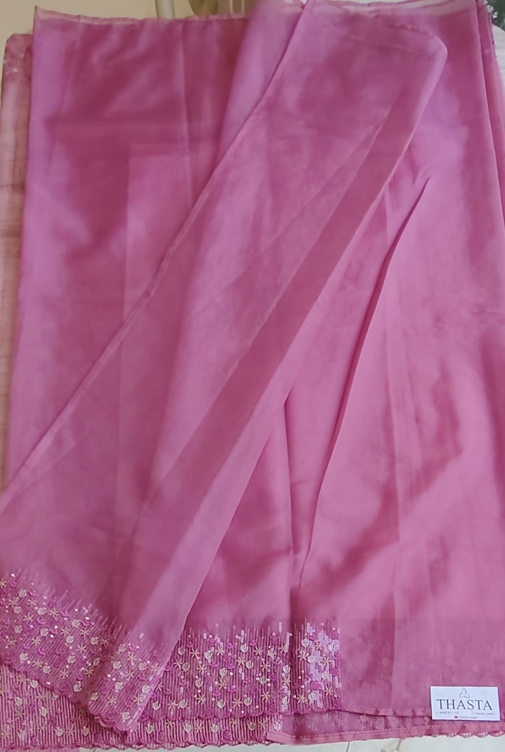 Organza saree