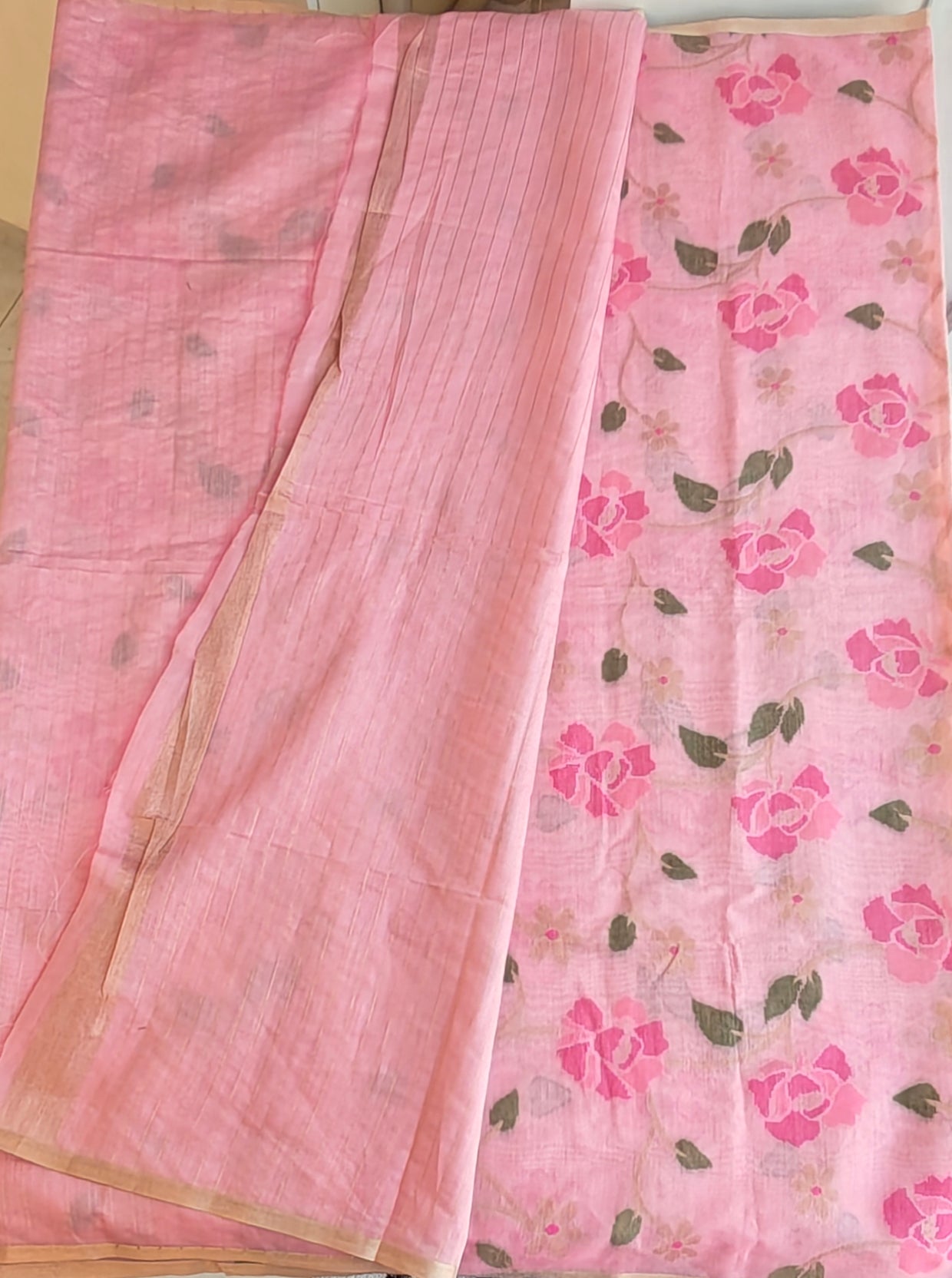 Jamdani cotton saree