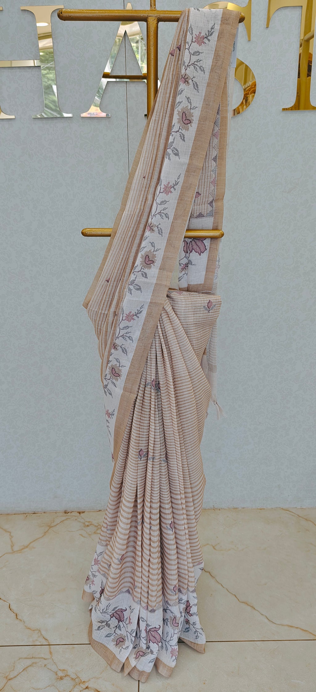 LINEN SAREE