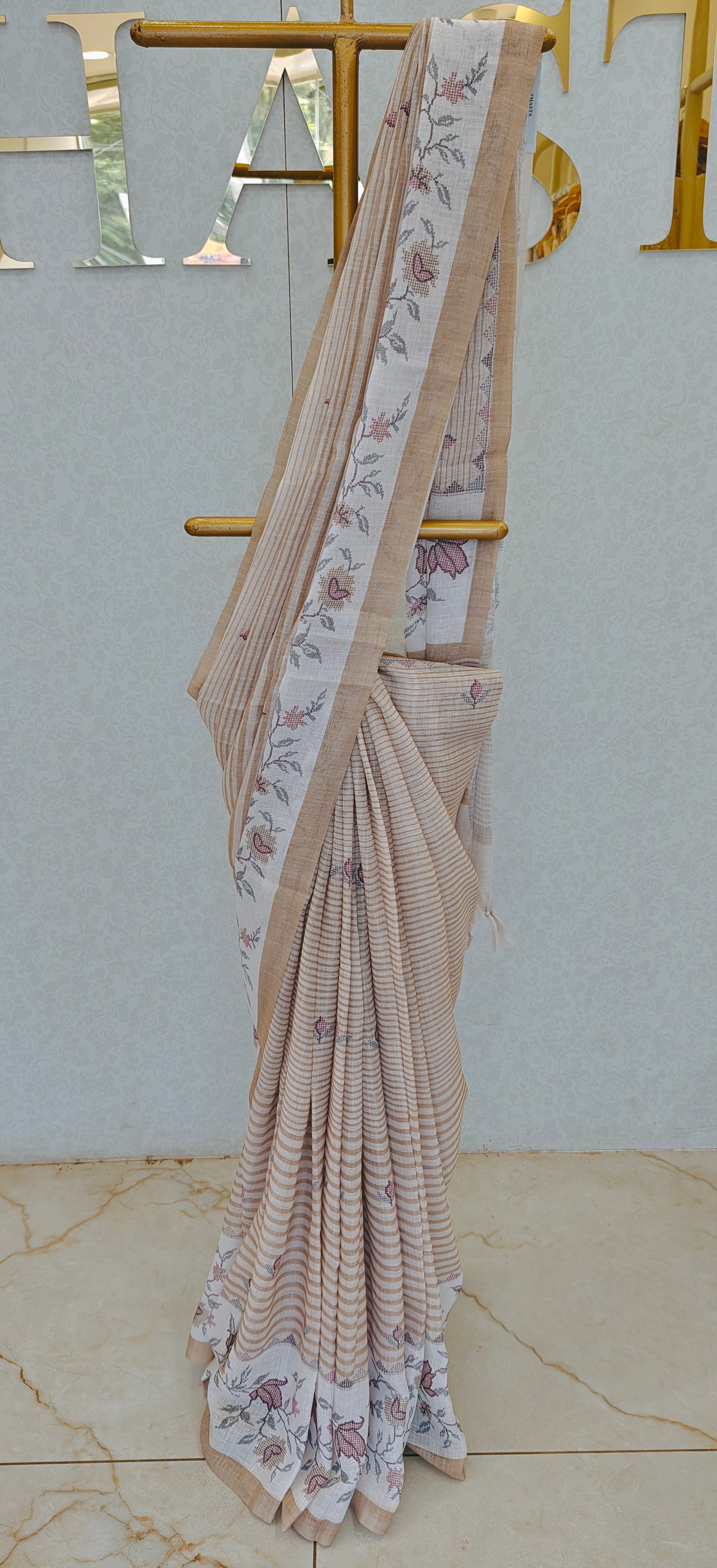 LINEN SAREE