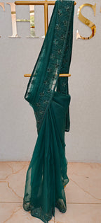CRUSH ORGANZA SAREE
