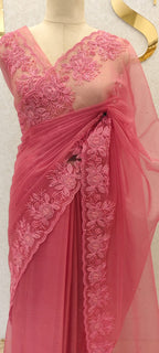 Organza saree