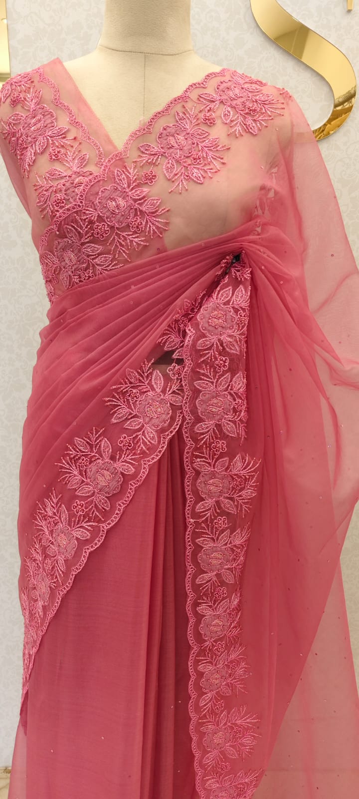 Organza saree
