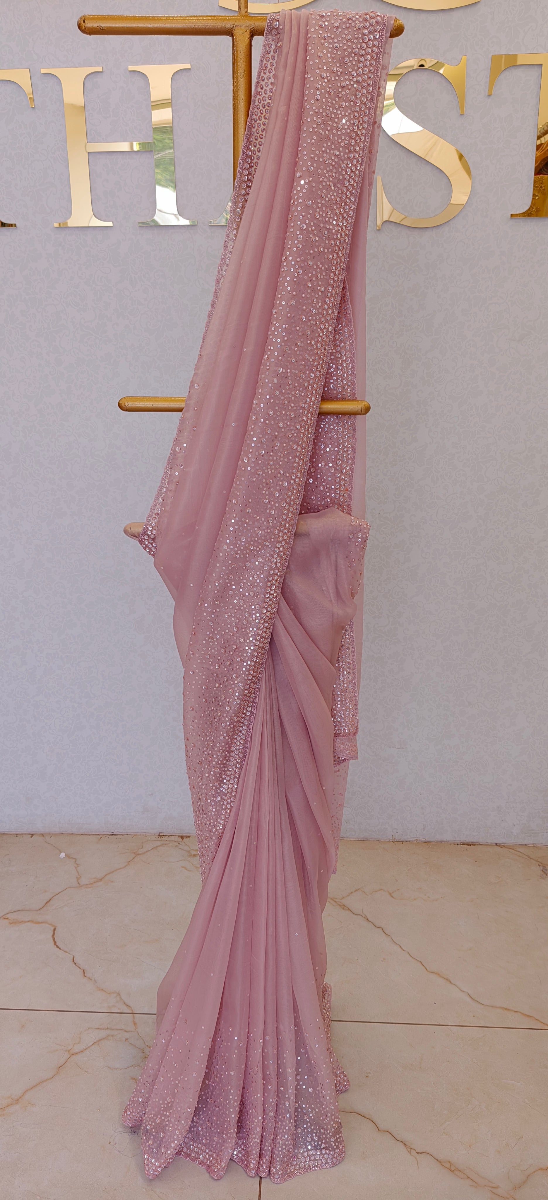 FLOWY ORGANZA SAREE