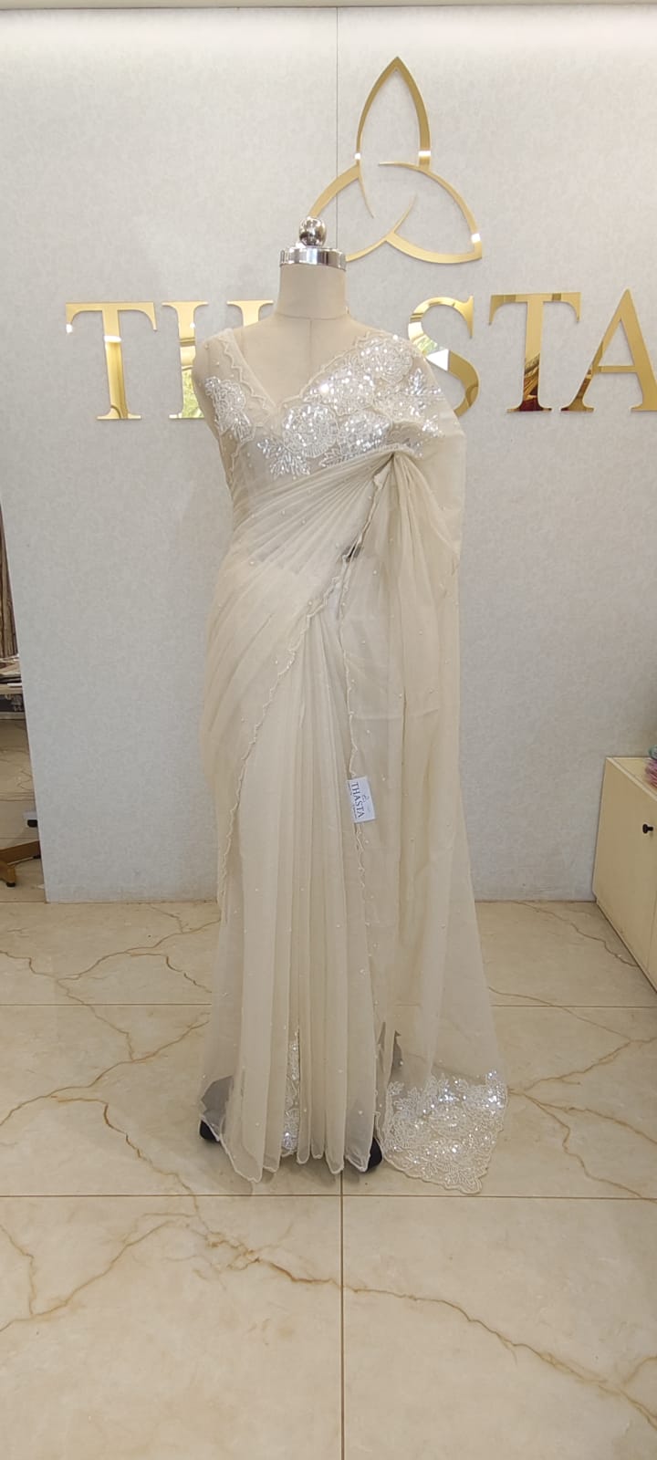 CRUSH ORGANZA SAREE