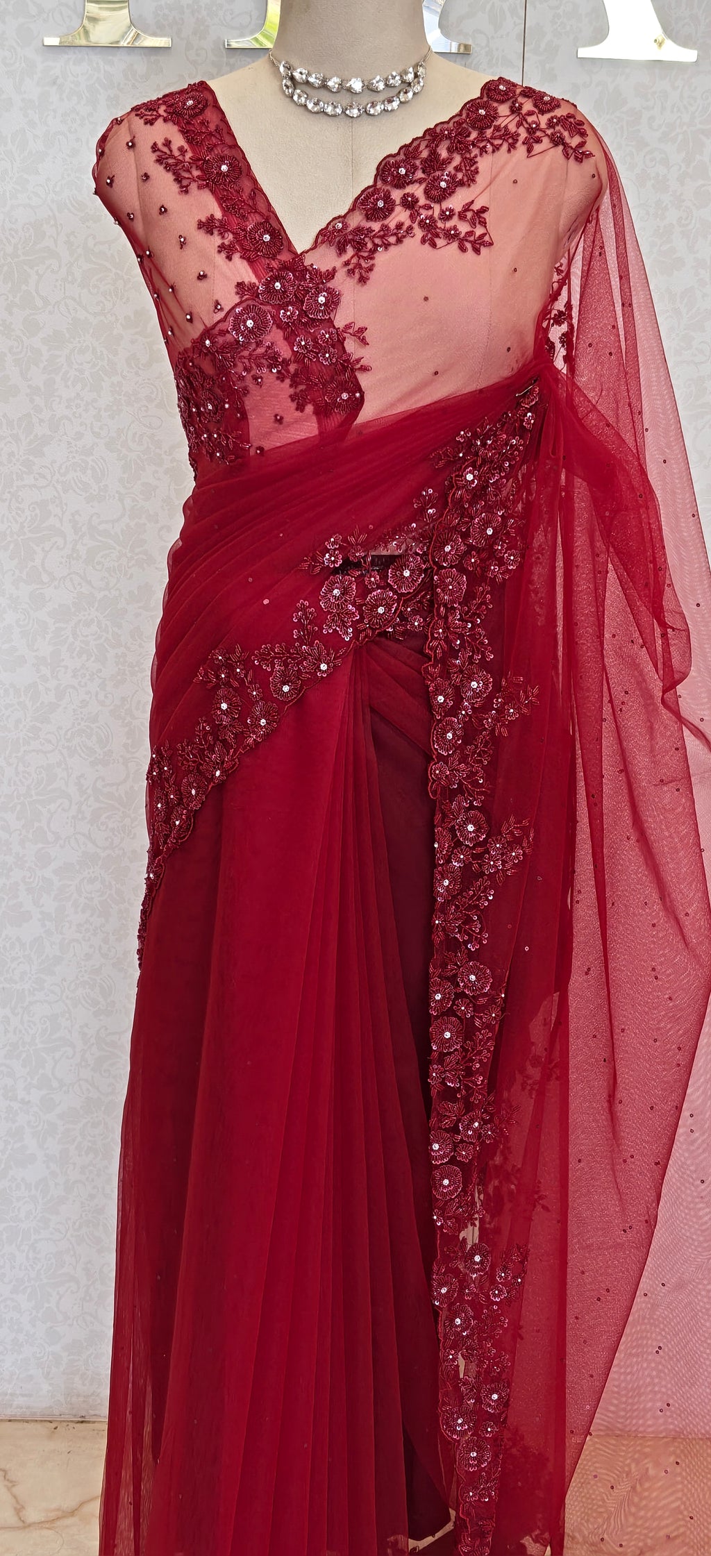 Net Saree