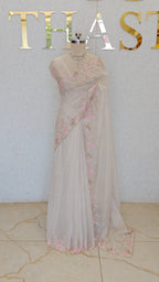 CRUSH ORGANZA SAREE
