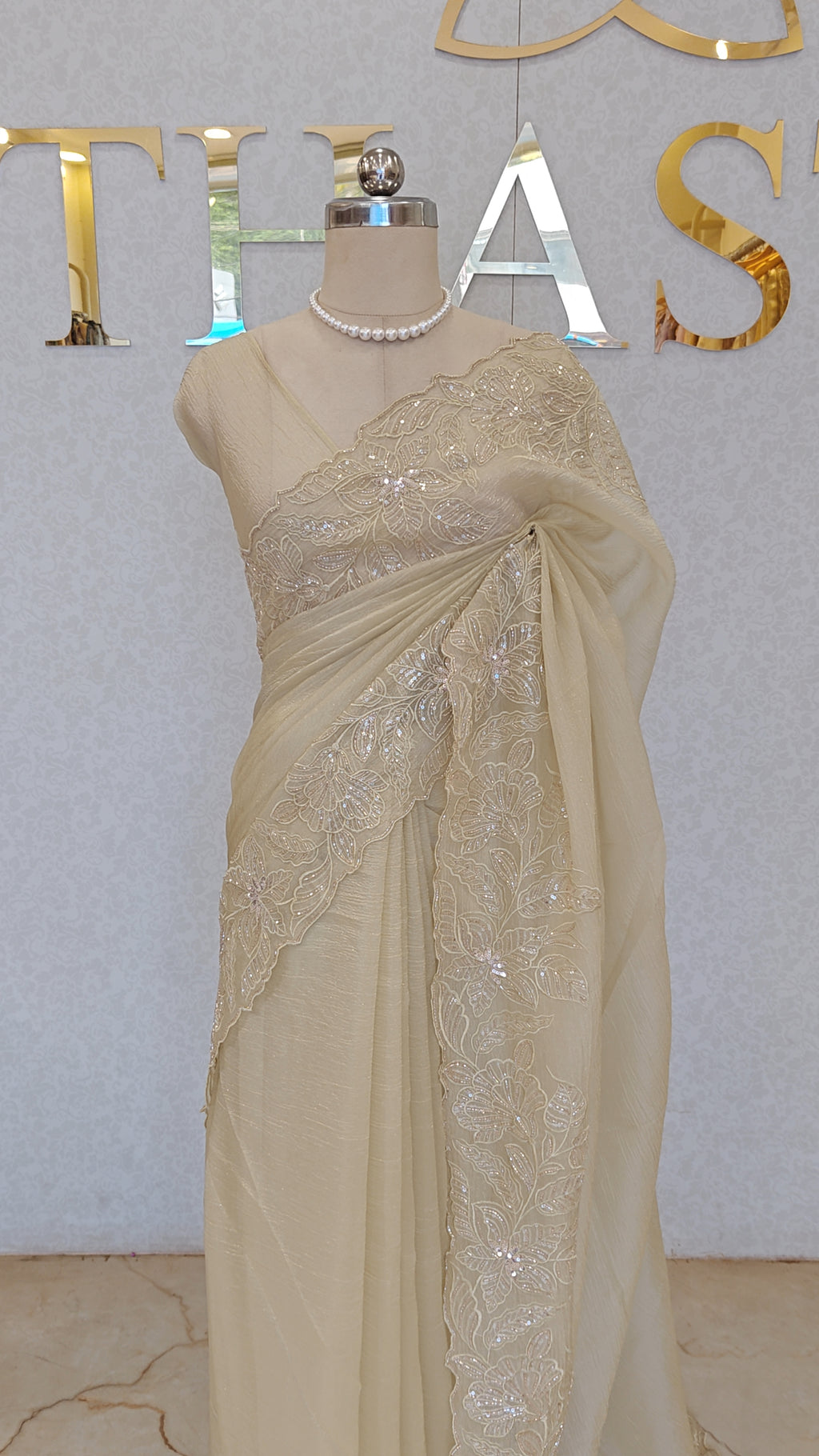 CRUSH ORGANZA SAREE