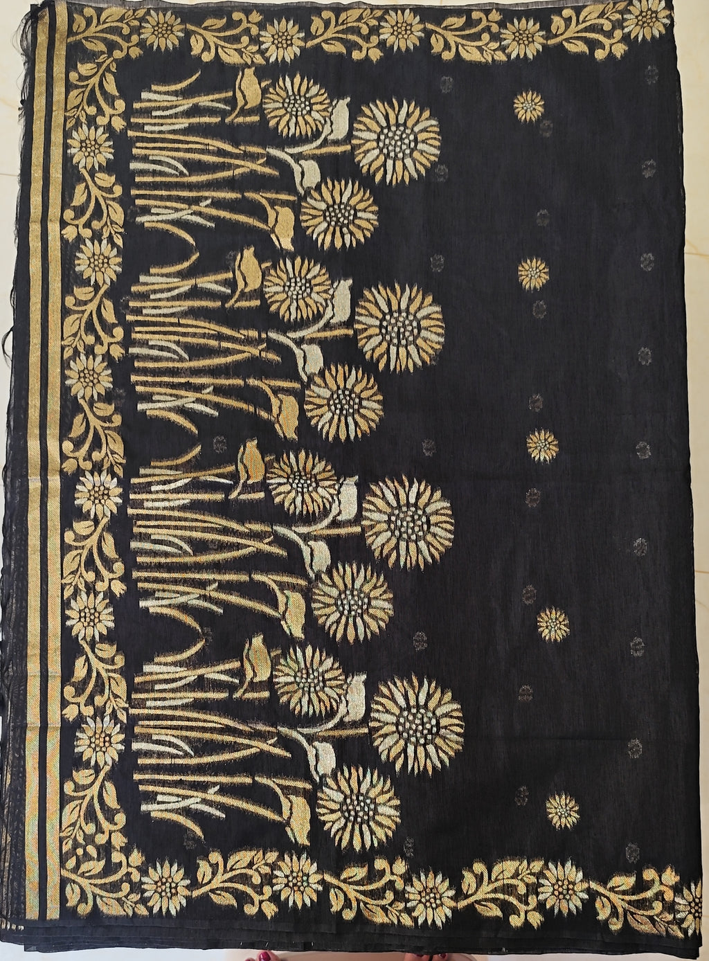 Jamdani cotton saree