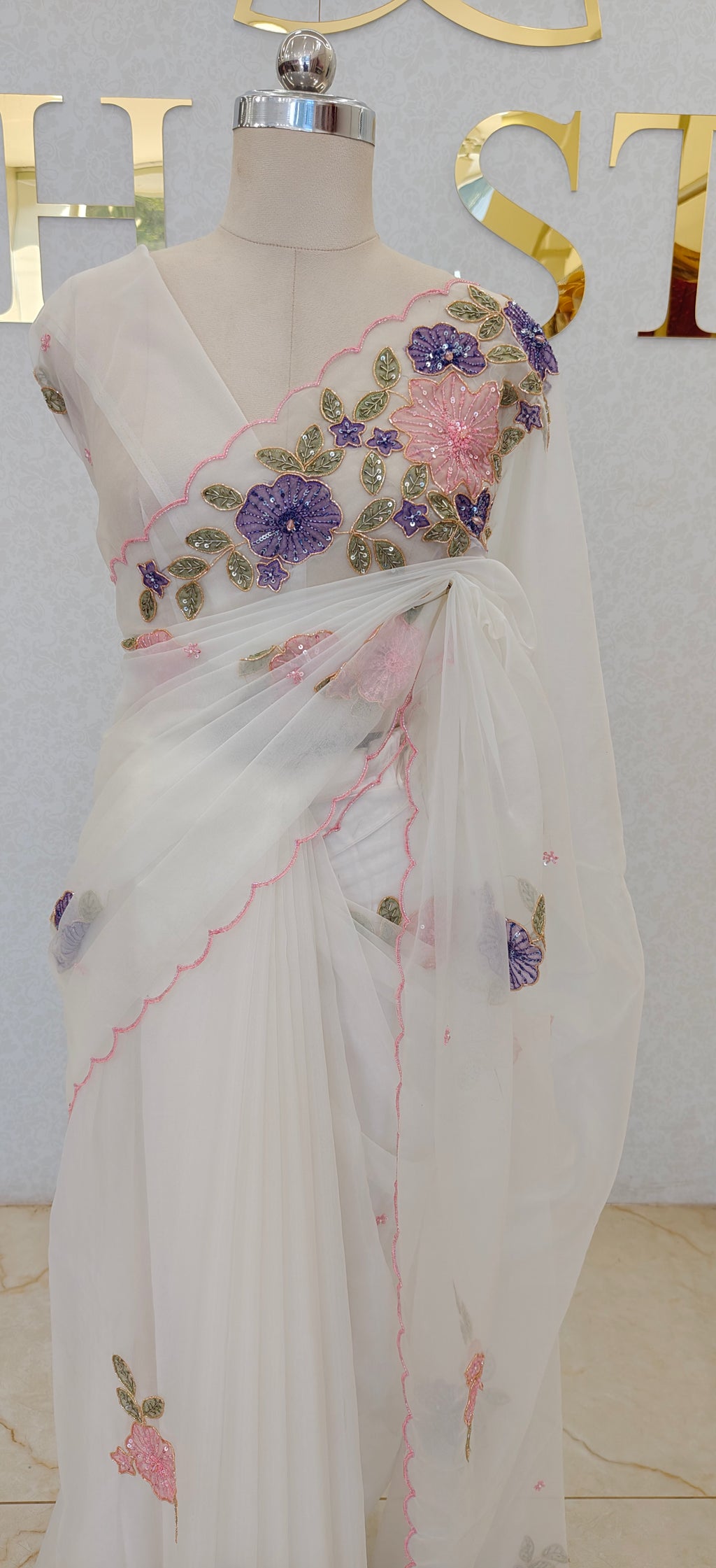 ORGANZA SAREE