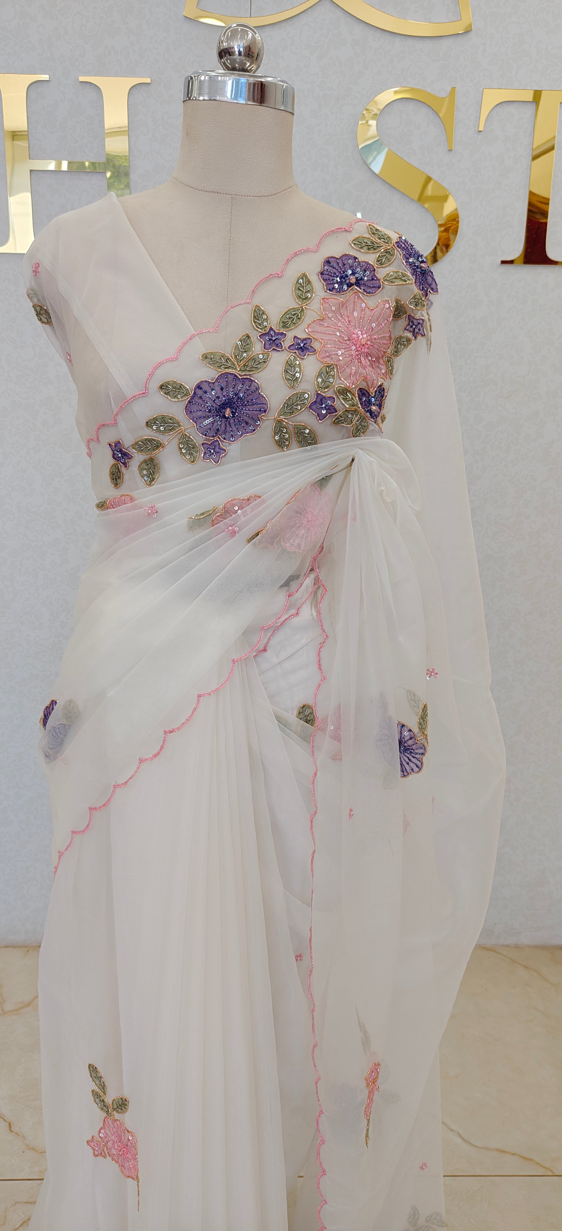 ORGANZA SAREE