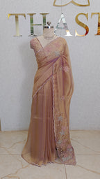 FLOWY ORGANZA SAREE