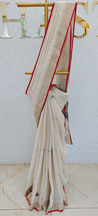 LINEN TISSUE SAREE
