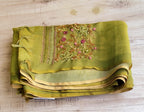Linen tissue saree