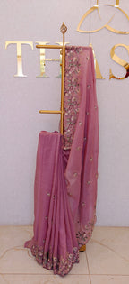 CRUSH ORGANZA SAREE