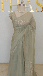 FLOWY ORGANZA SAREE