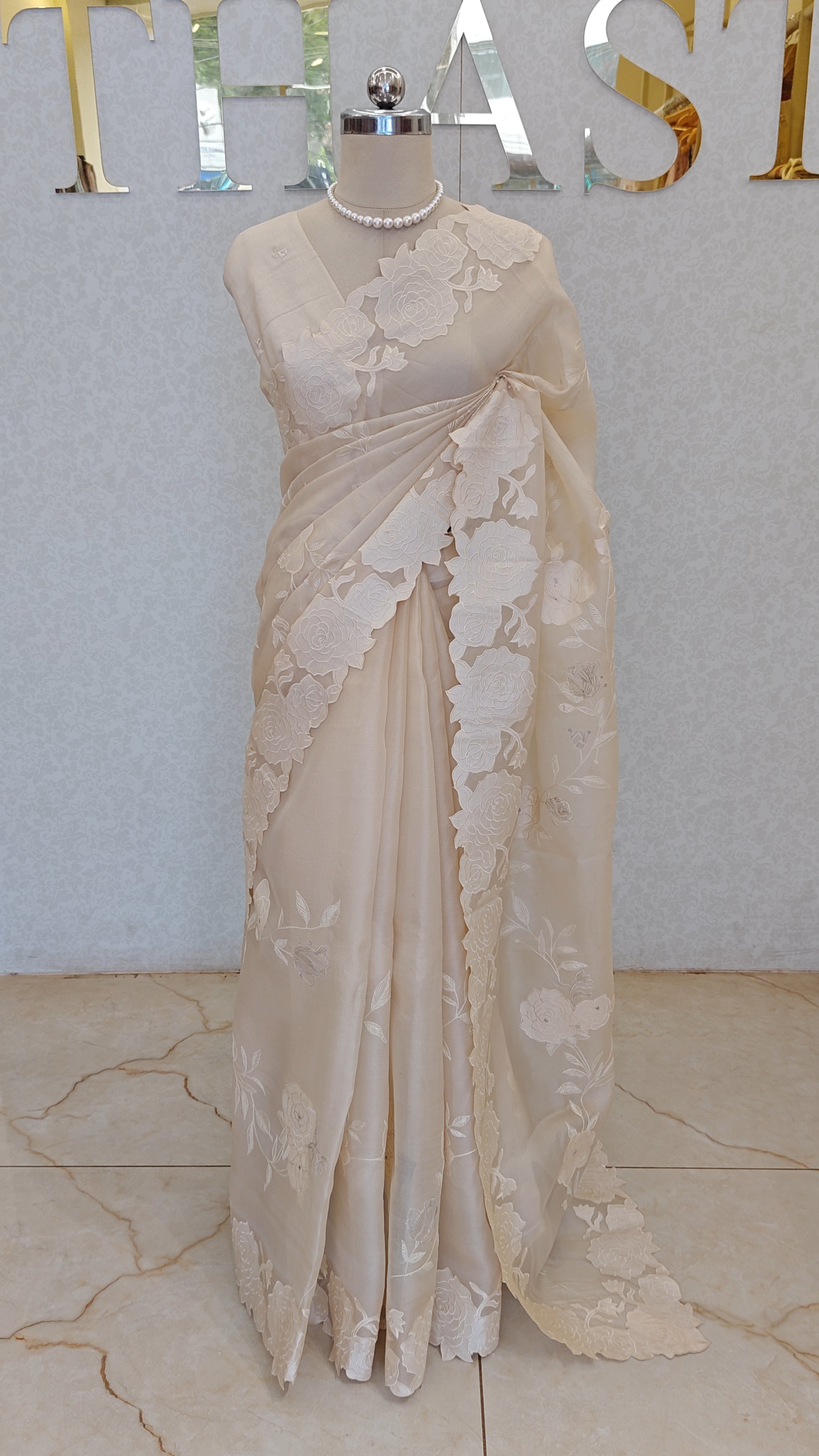 PURE ORGANZA SAREE