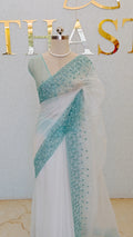 PURE ORGANZA SAREE