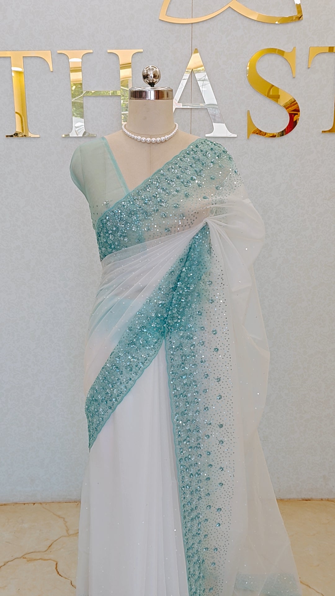 PURE ORGANZA SAREE
