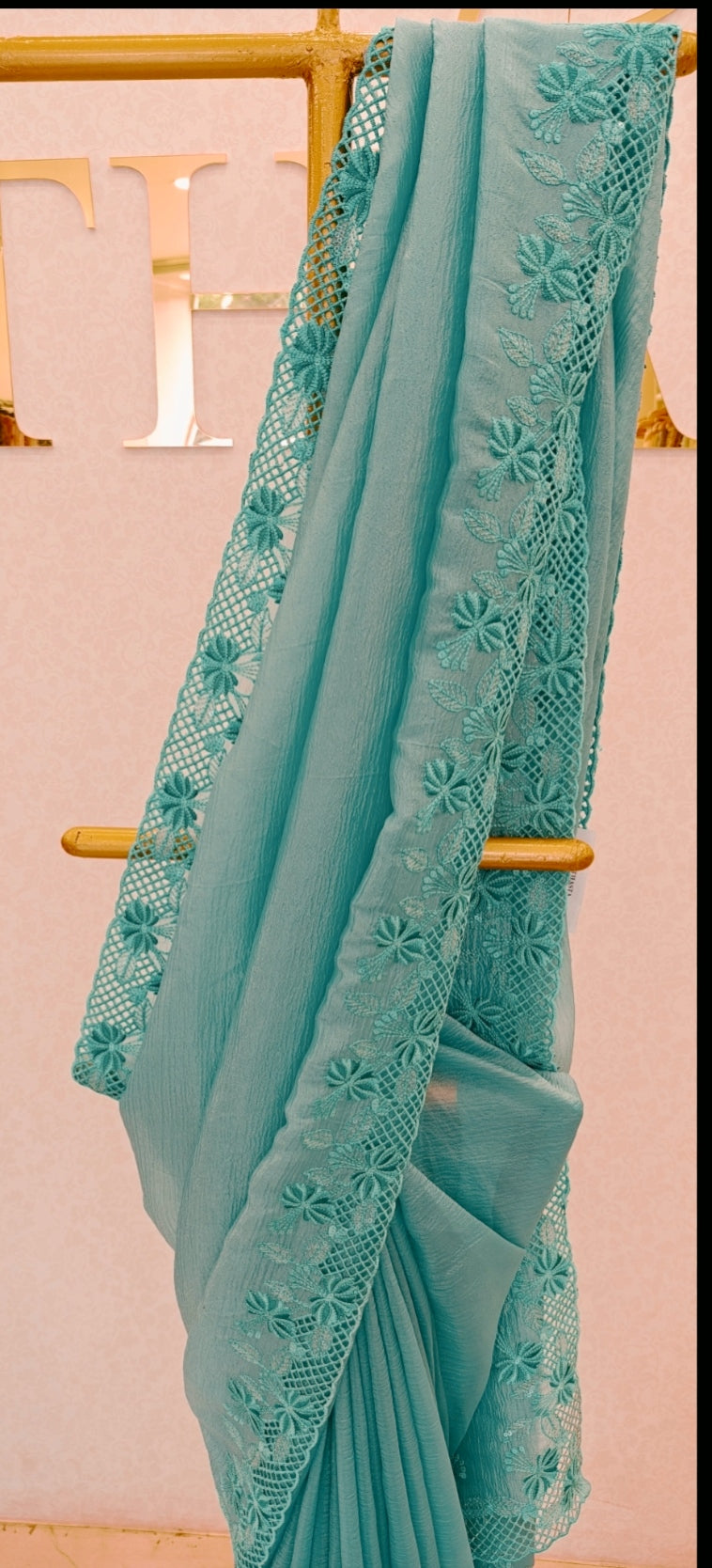 CRUSH ORGANZA SAREE