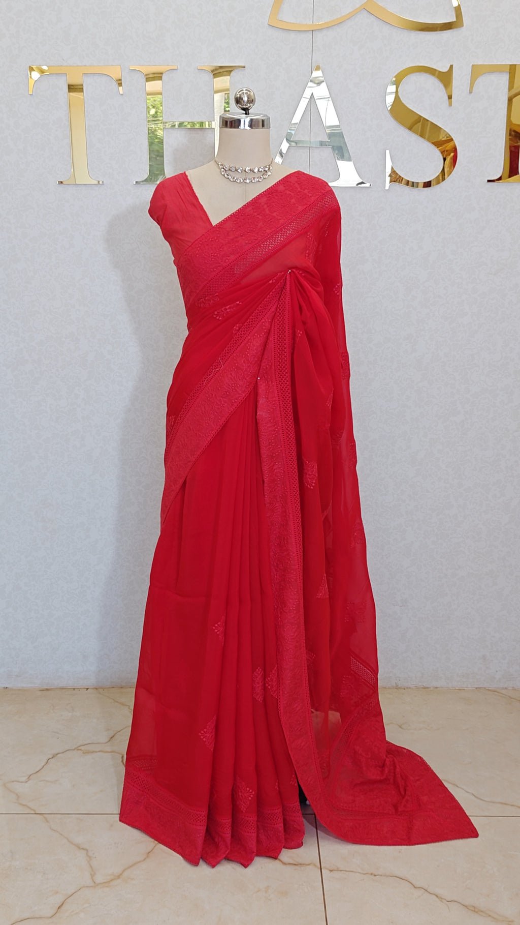 PURE ORGANZA SAREE