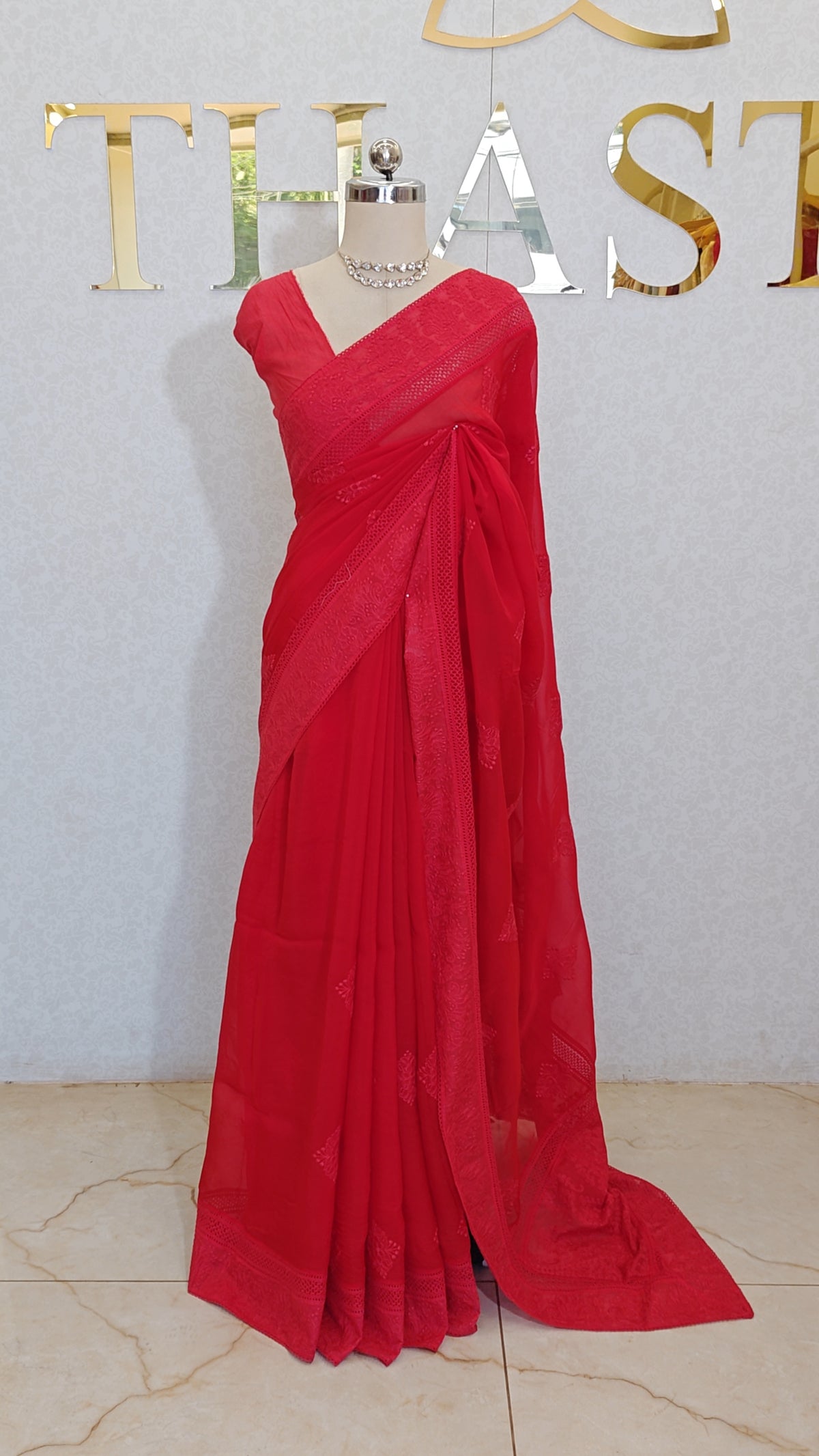 PURE ORGANZA SAREE