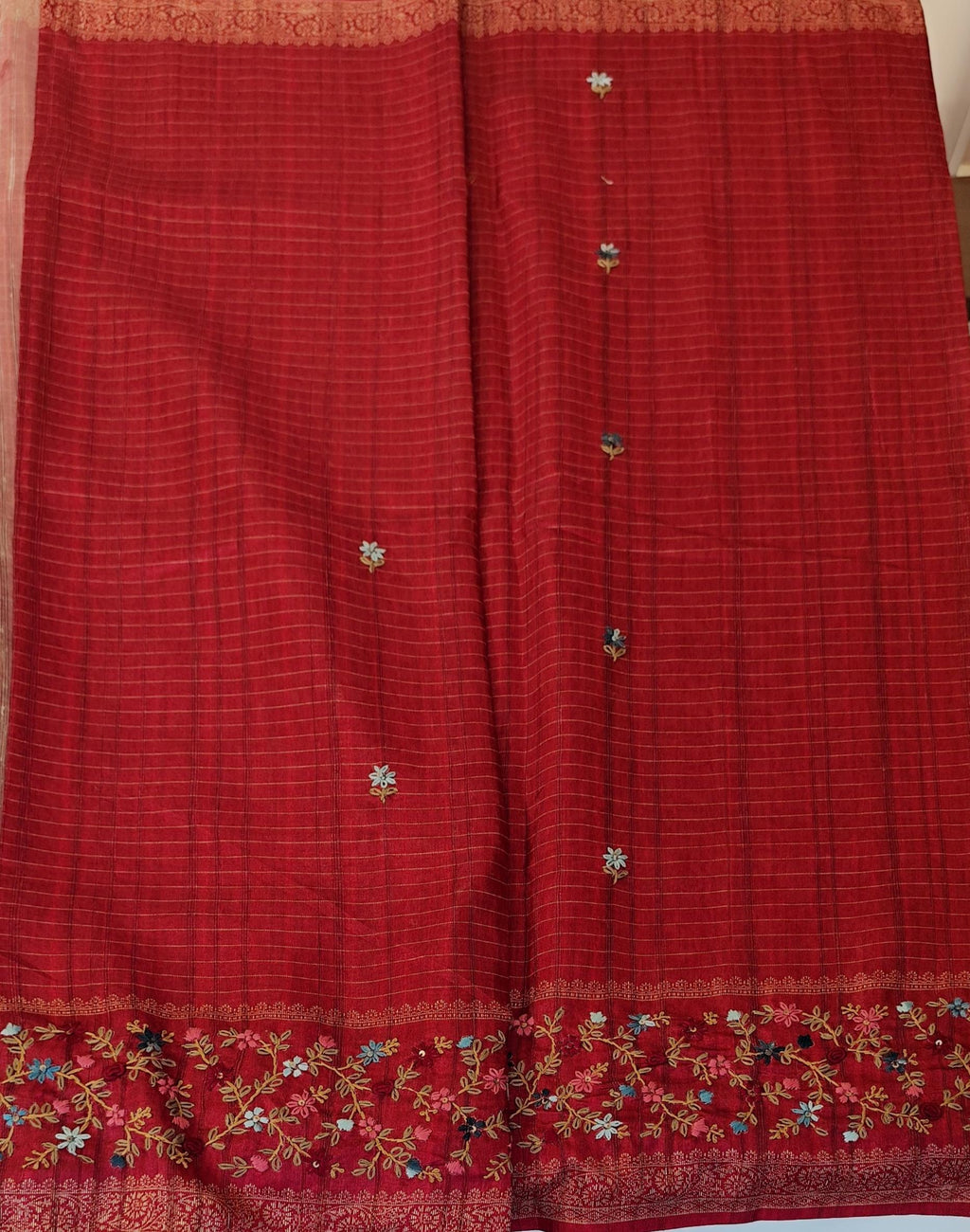 Semi Tussar saree