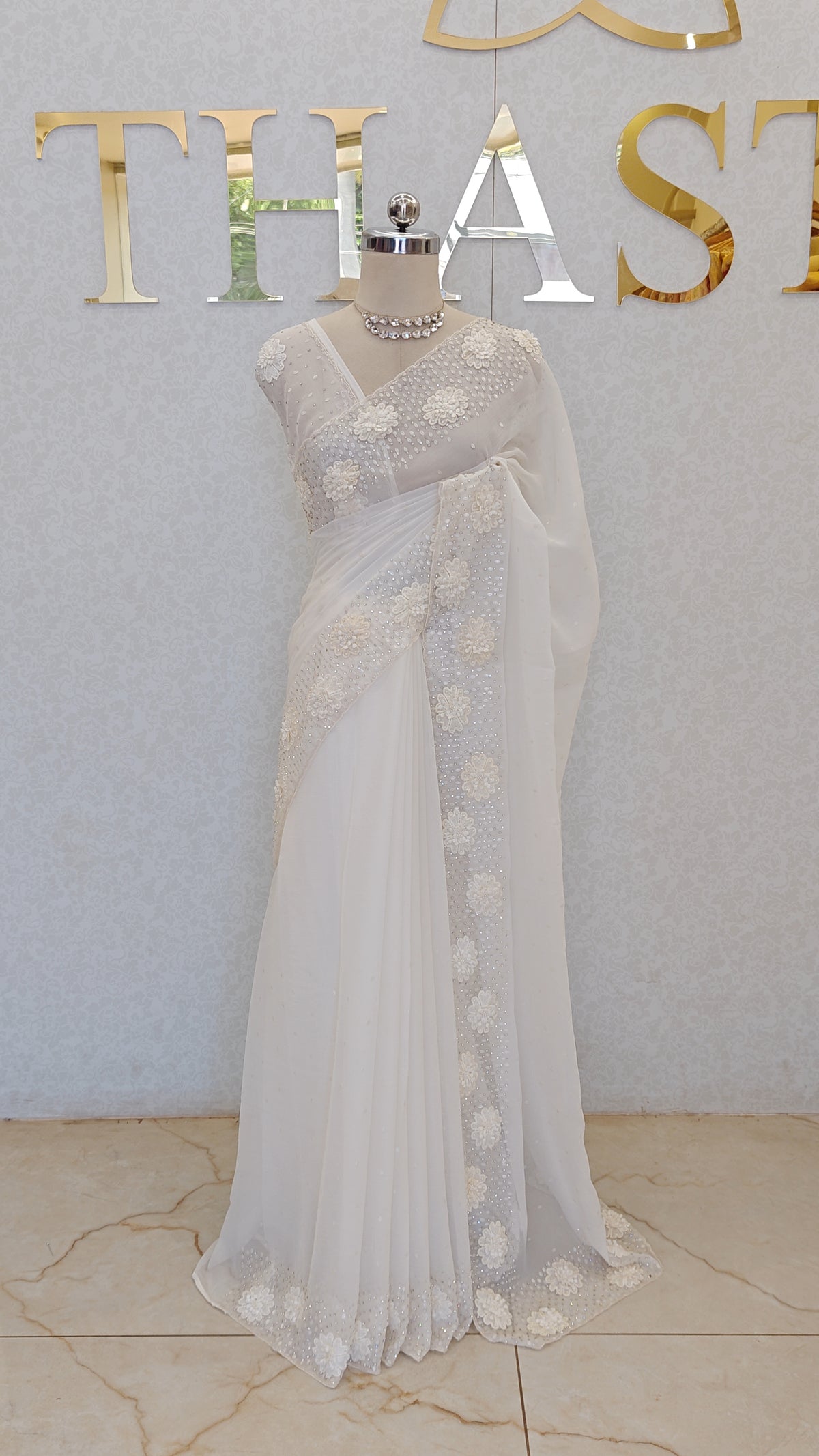 CRUSH ORGANZA SAREE