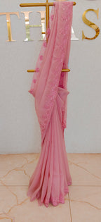 CRUSH ORGANZA SAREE