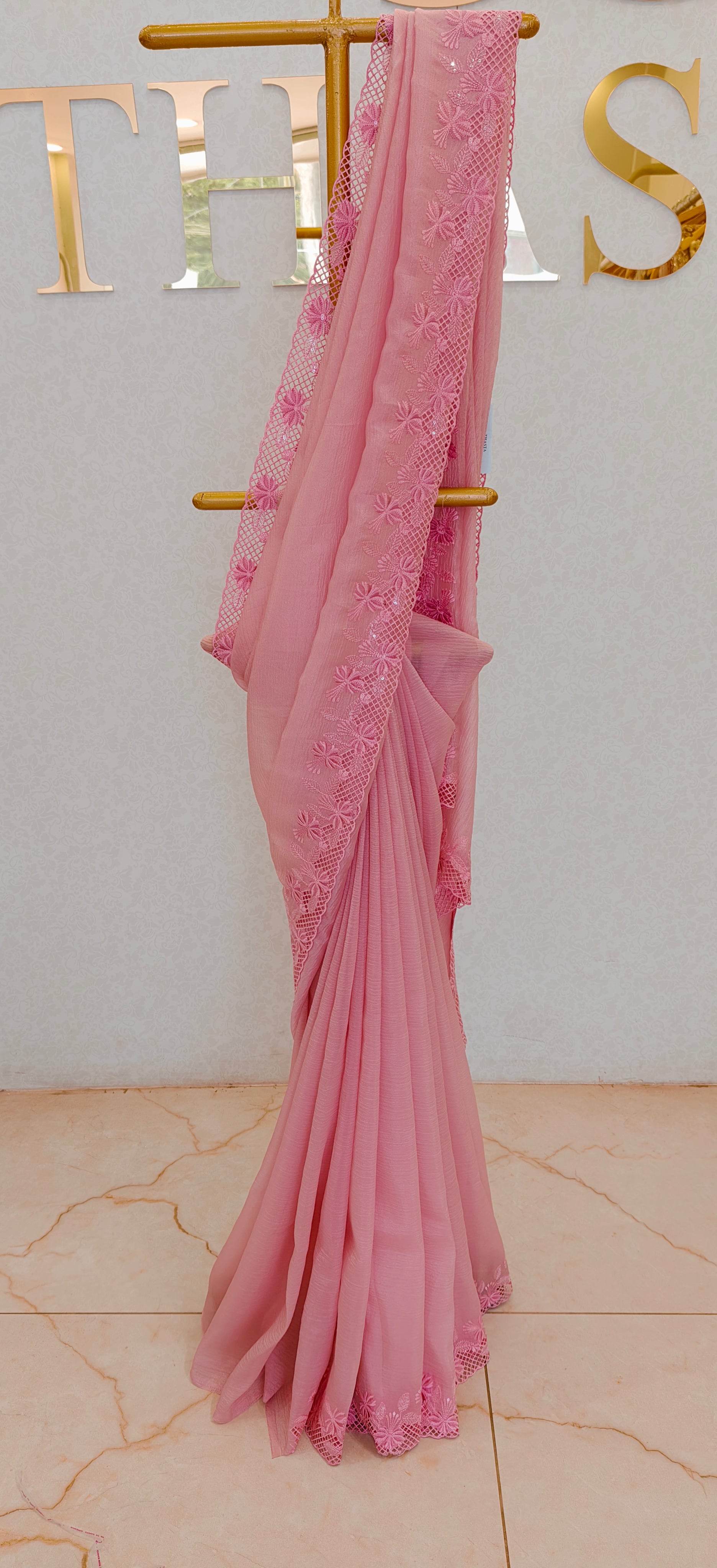 CRUSH ORGANZA SAREE