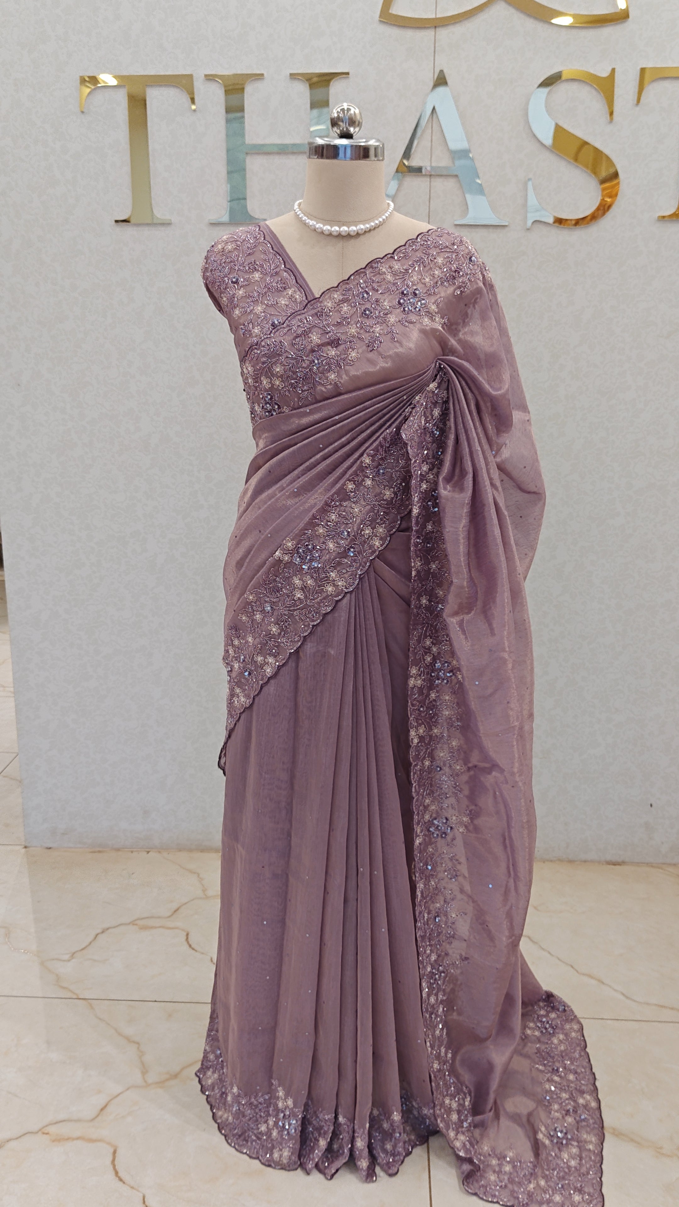 CHANDERI TISSUE SAREE