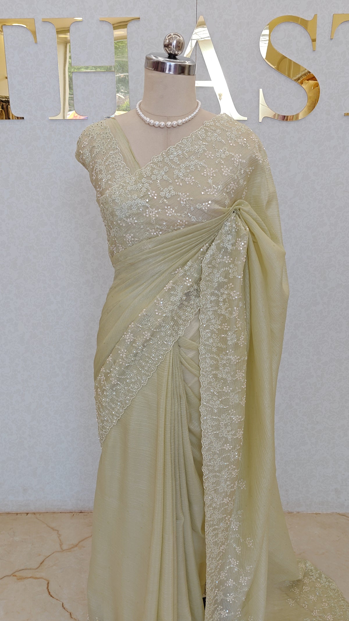 CRUSH ORGANZA SAREE