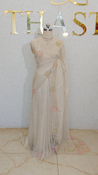 FLOWY ORGANZA SAREE