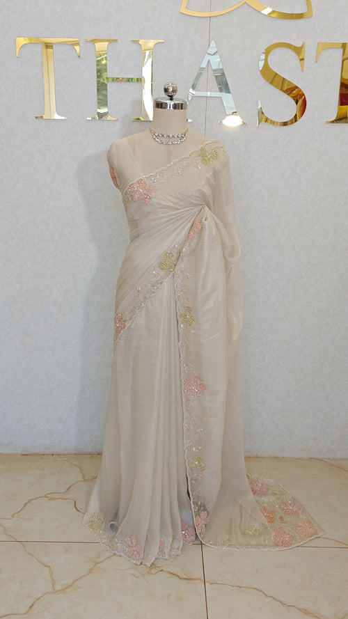 FLOWY ORGANZA SAREE