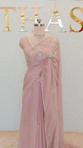 FLOWY ORGANZA SAREE